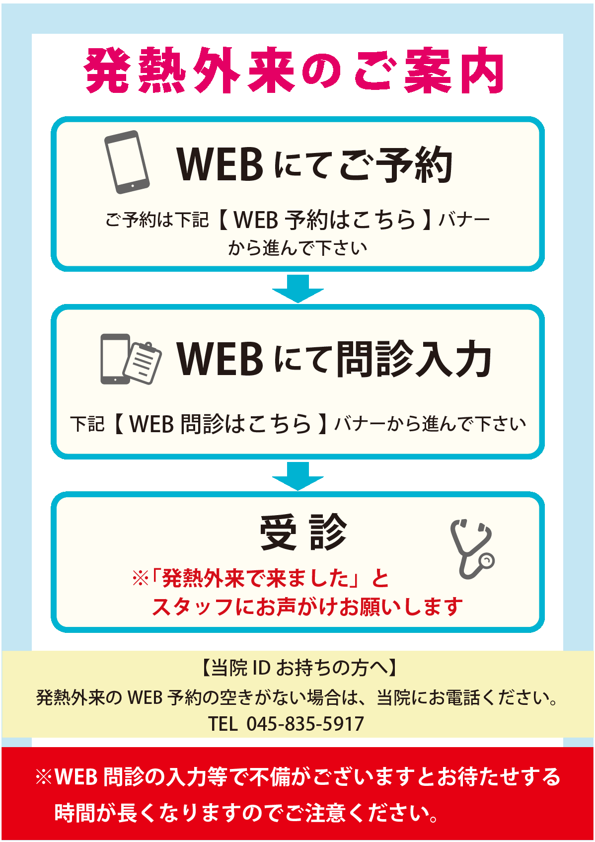 発熱外来のご案内